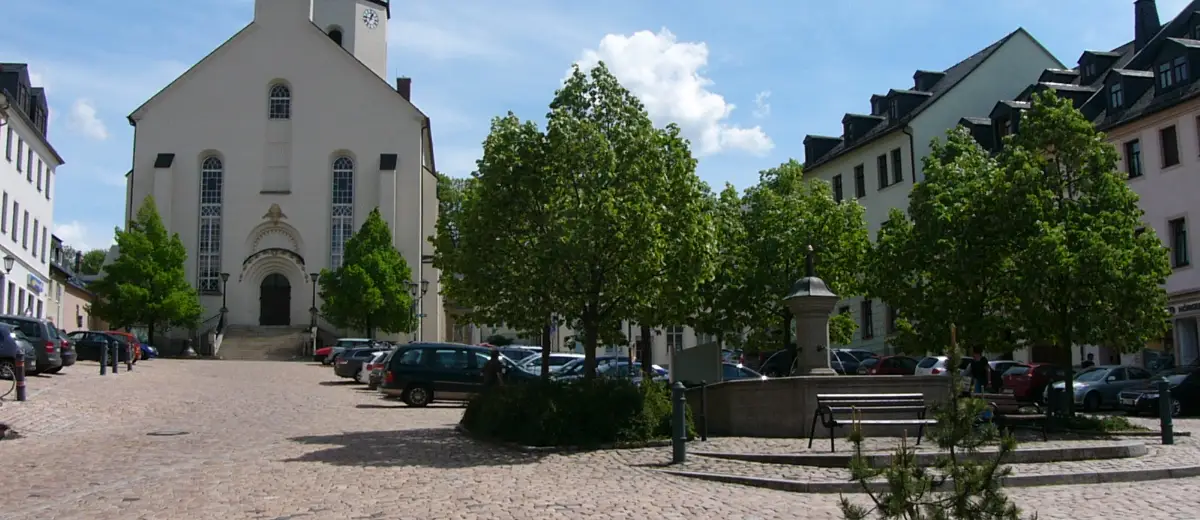 Stadtansicht Auerbach/Vogtl.