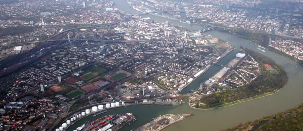 Stadtansicht Ludwigshafen am Rhein