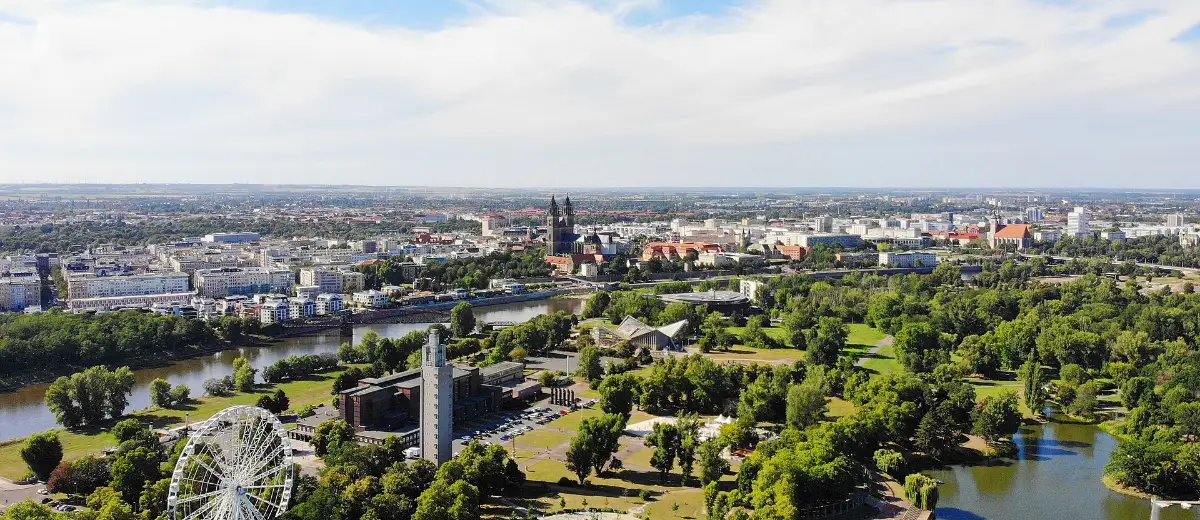 Stadtansicht Magdeburg